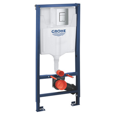 Комплект инсталляции для унитаза, GROHE Rapid SL 3 в 1 с панелью смыва Skate Cosmopolitan, хром (38772001)