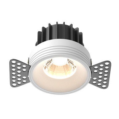 ZONIK SQUARE 8W 4000K Ra90 38гр. 220V/Светильник LED IP44, 88x88мм (встраиваемый) (БОСМА) БЕЛЫЙ / БЕЛЫЙ